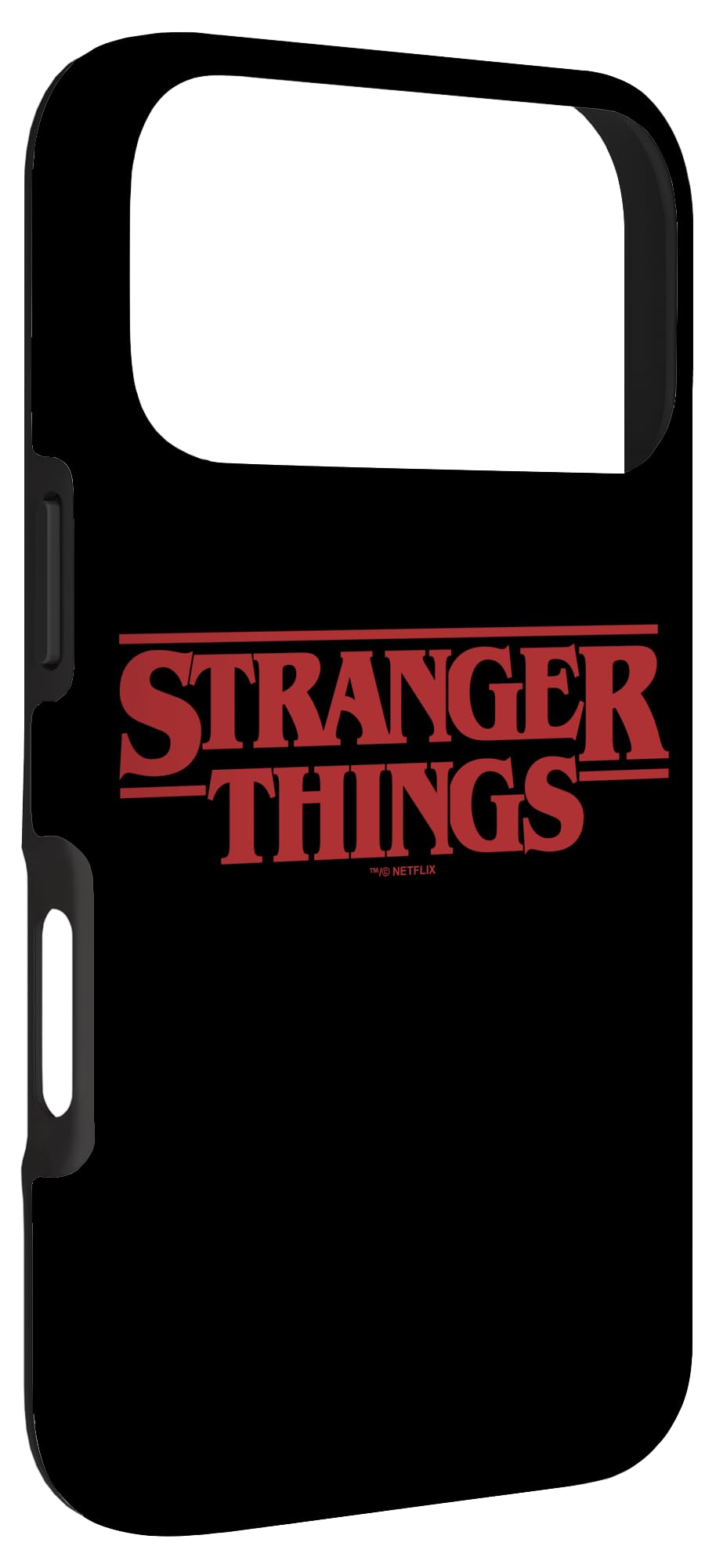 Amazon.com: Stranger Things Red Bold Logo Case for iPhone 17 Pro